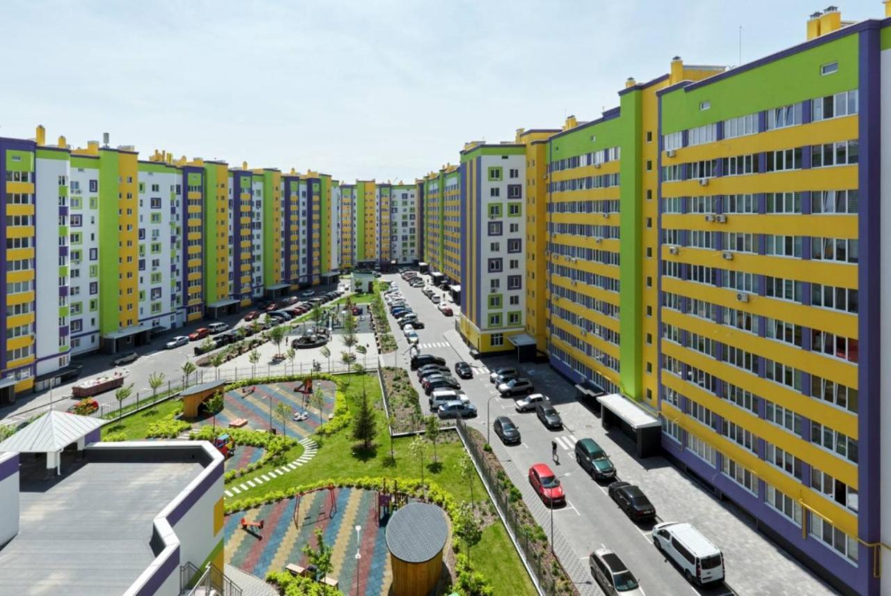 0238 Жк Щасливий Біля Кільцевоі Сучасна Нова Квартира Kyjev Exteriér fotografie