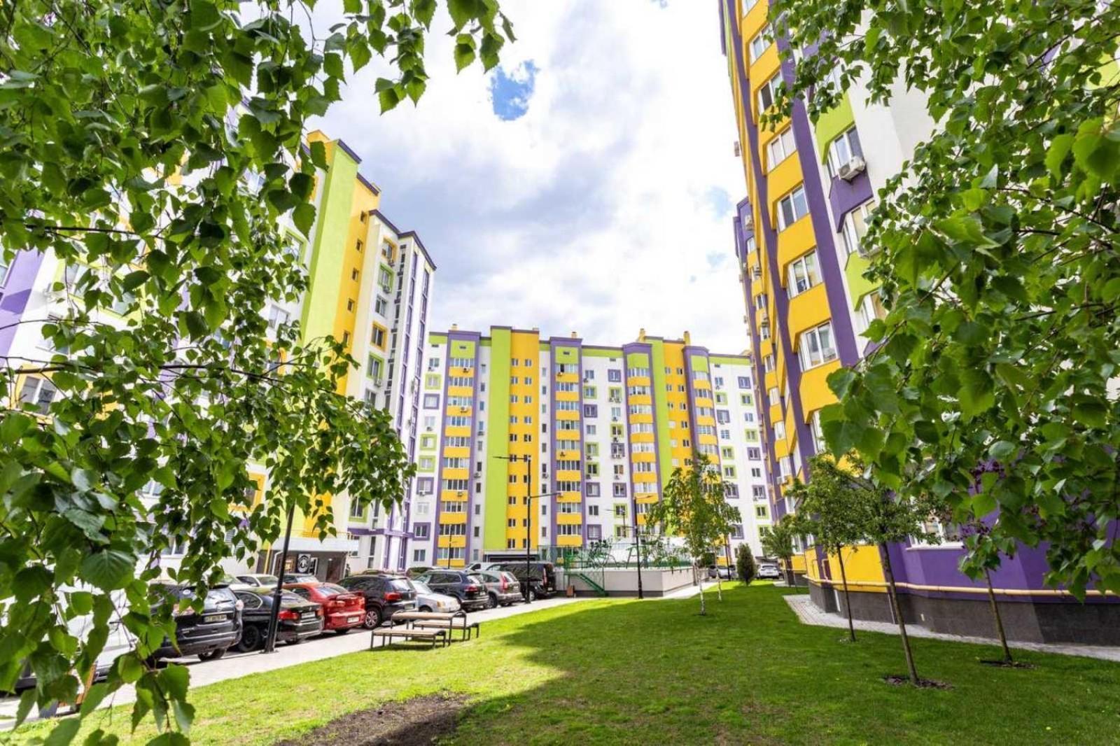 0238 Жк Щасливий Біля Кільцевоі Сучасна Нова Квартира Kyjev Exteriér fotografie