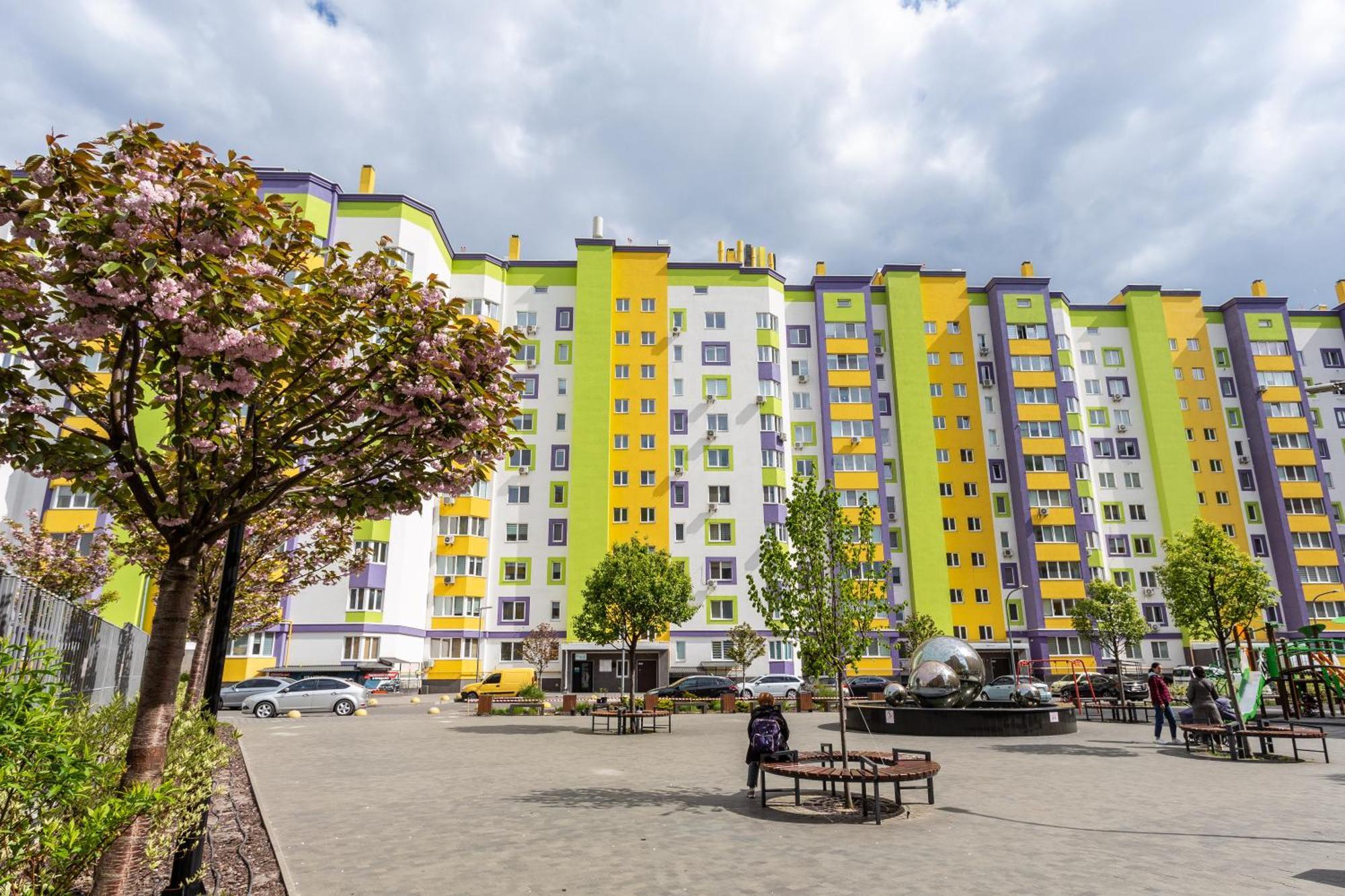 0238 Жк Щасливий Біля Кільцевоі Сучасна Нова Квартира Kyjev Exteriér fotografie